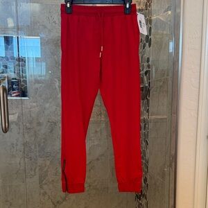 ZYIA Red Jogger Pants